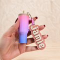 Personalized Mini Tumbler Name Keychain