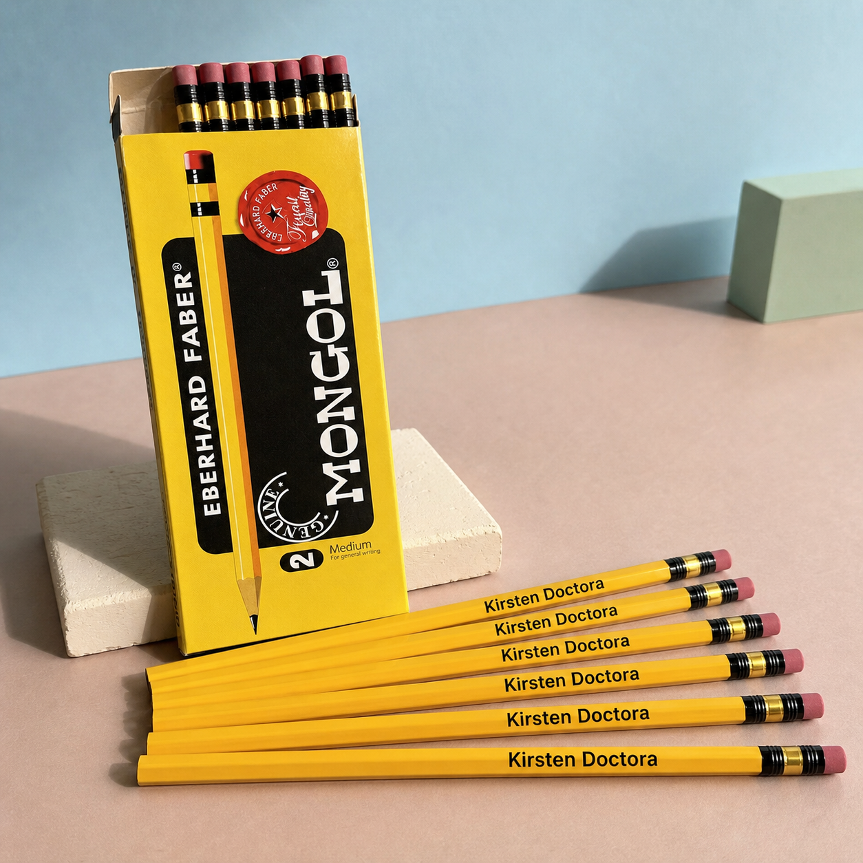 Personalized Mongol Pencils (12pcs)